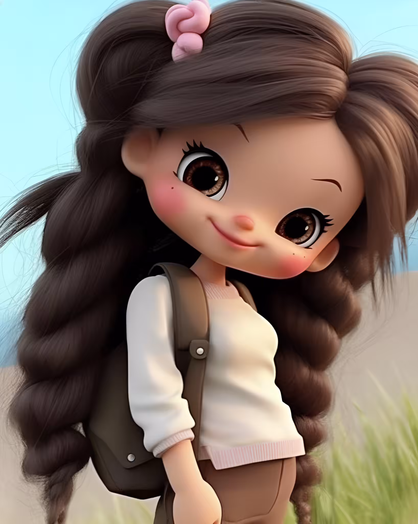 Cartoon girl #1