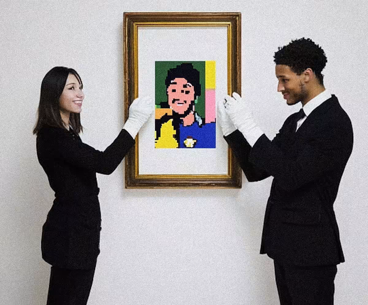 NO RULES APPLIED: Bro still looking for hidden seed phrase on painting