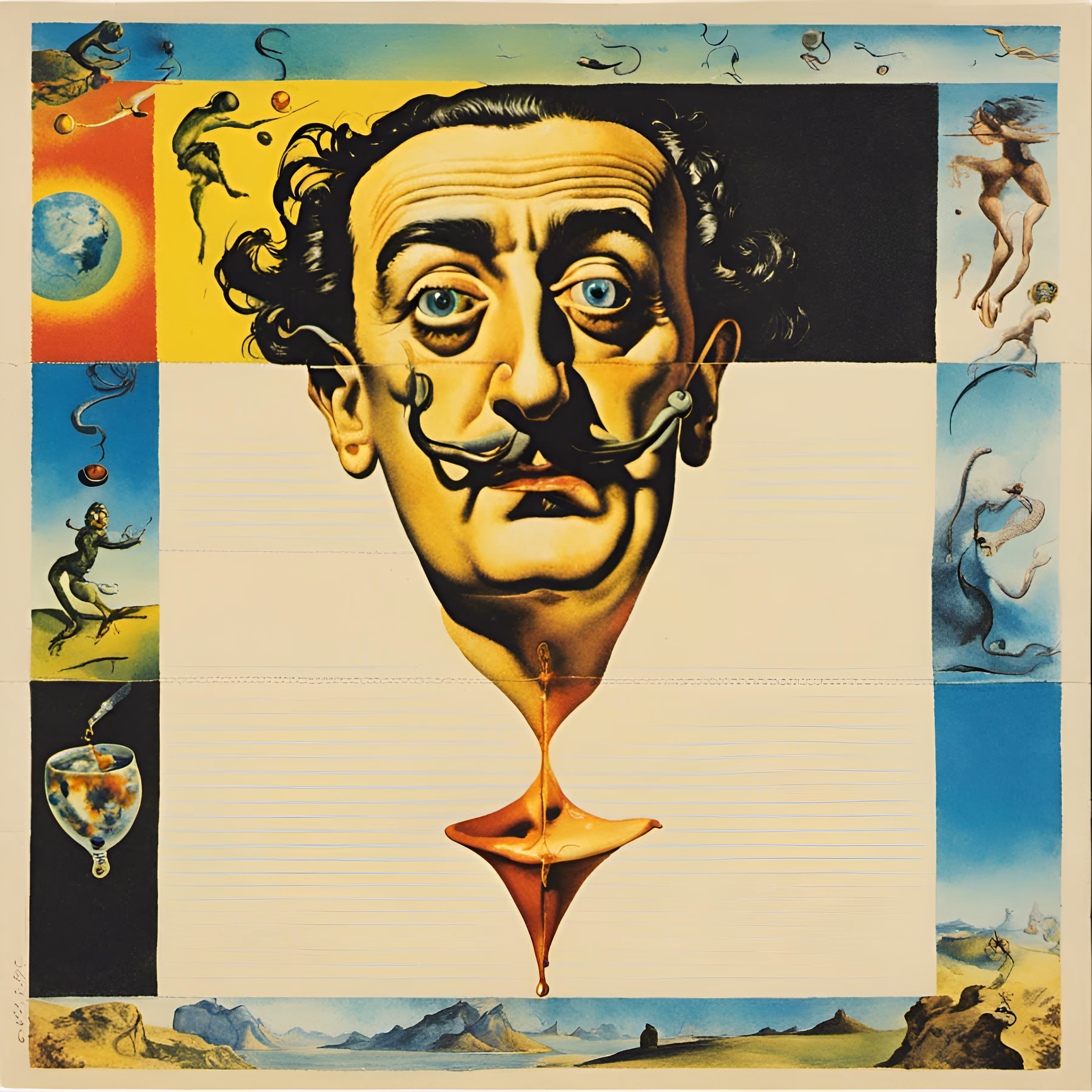 LSD Blotter Paper By Salvador Dalí #2