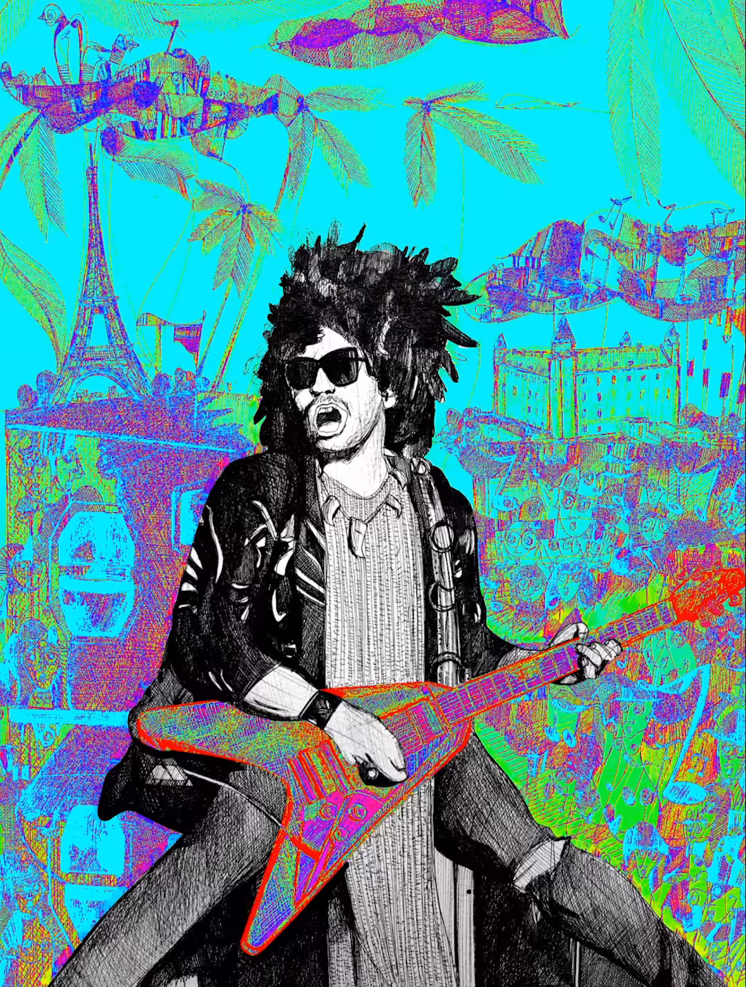 Lenny Kravitz by Luka Brase