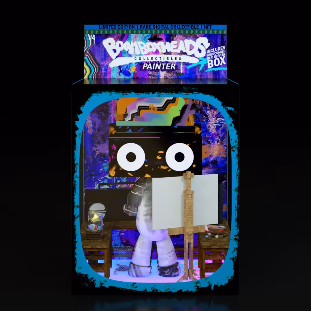 Boomboxheads #4 Painter