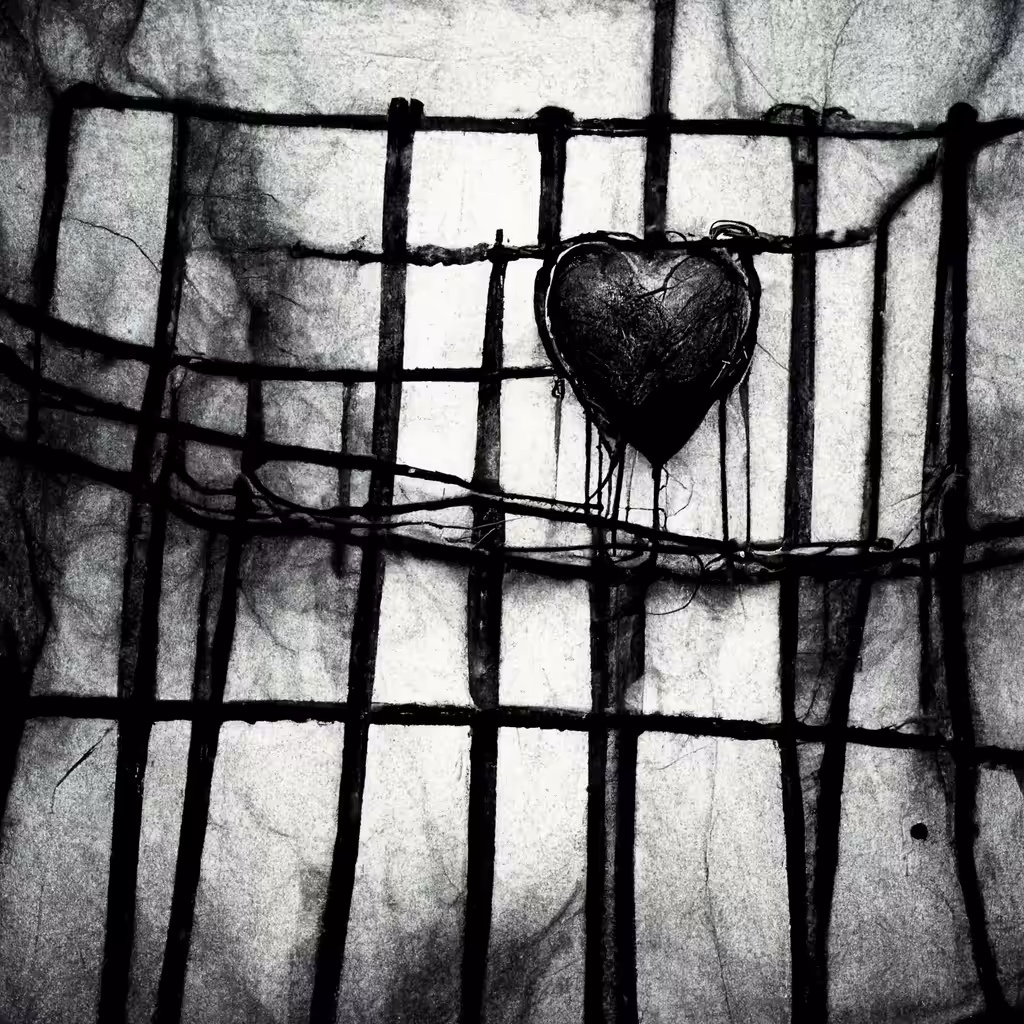 Caged heart