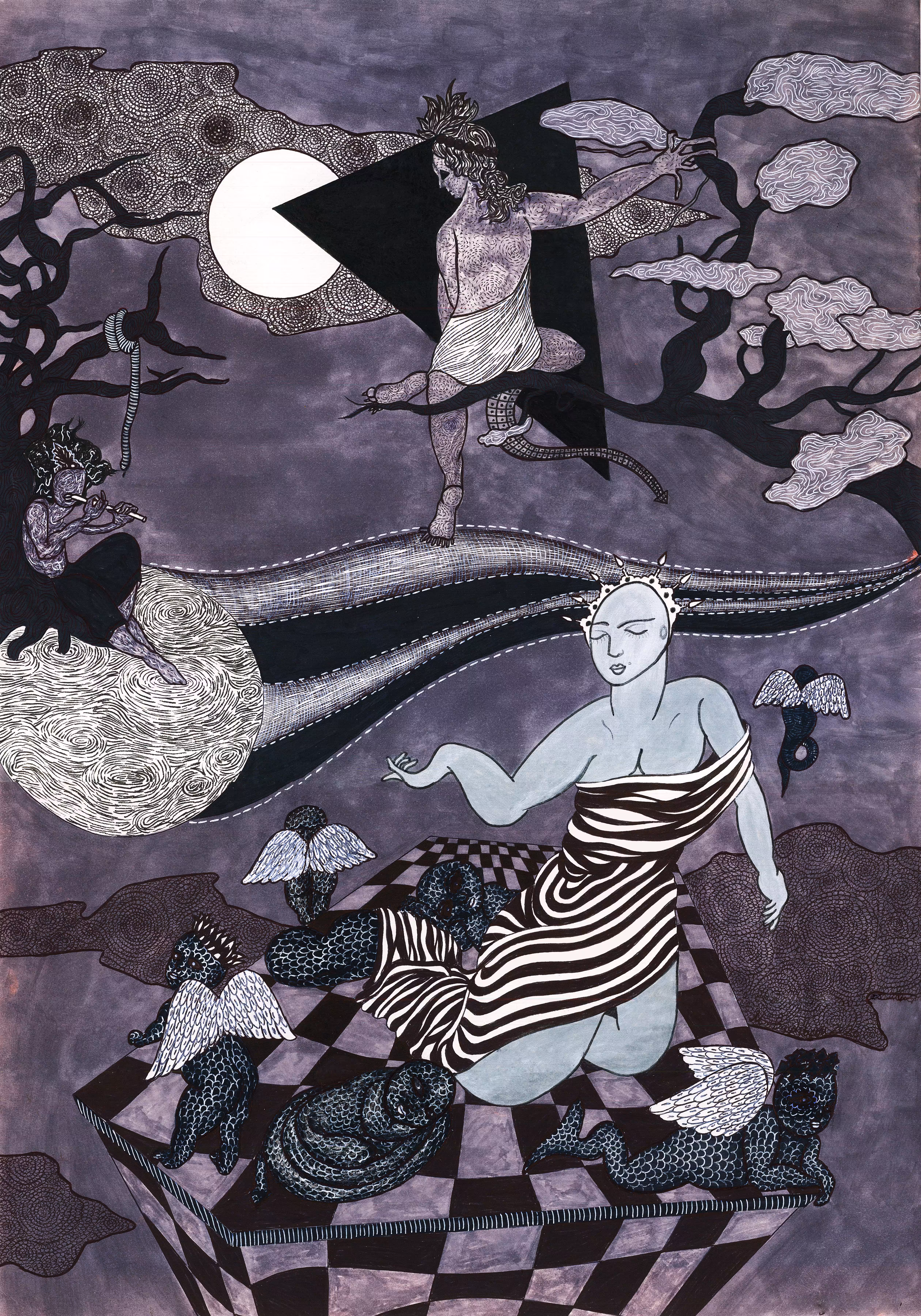 under the moonlight