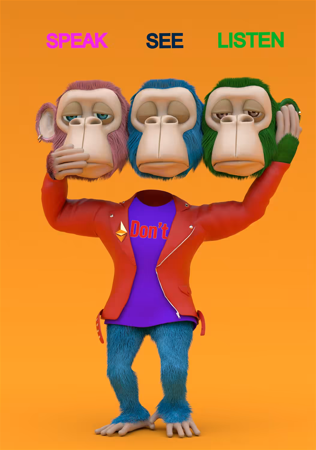 3D Full: APE MONKEY # 8
