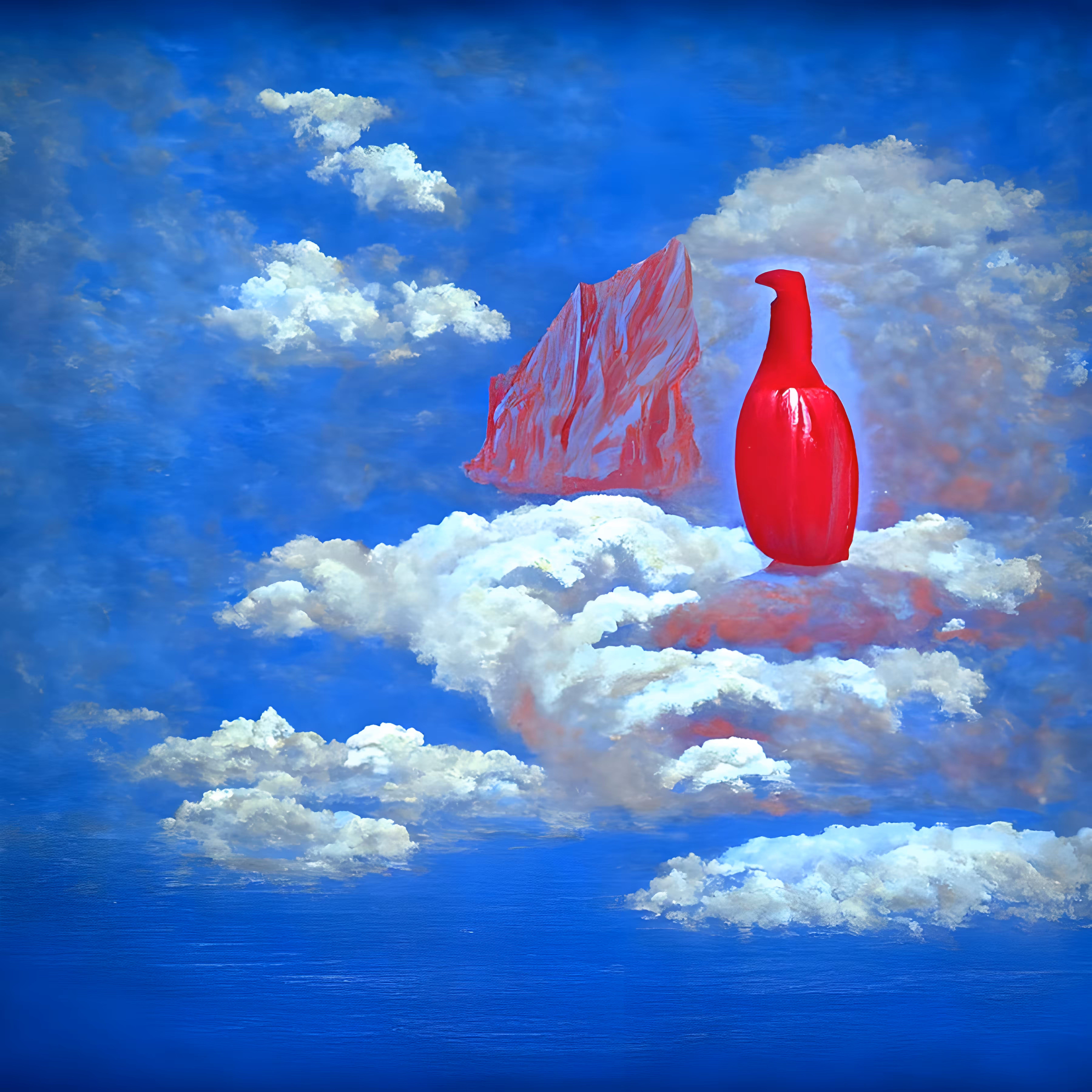 Bright Red 8K By René Magritte