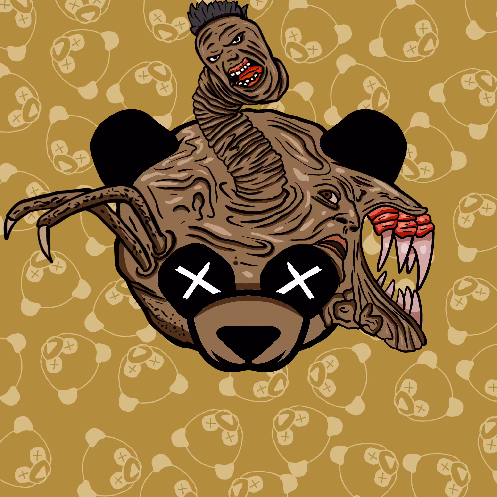 Panda Head #094