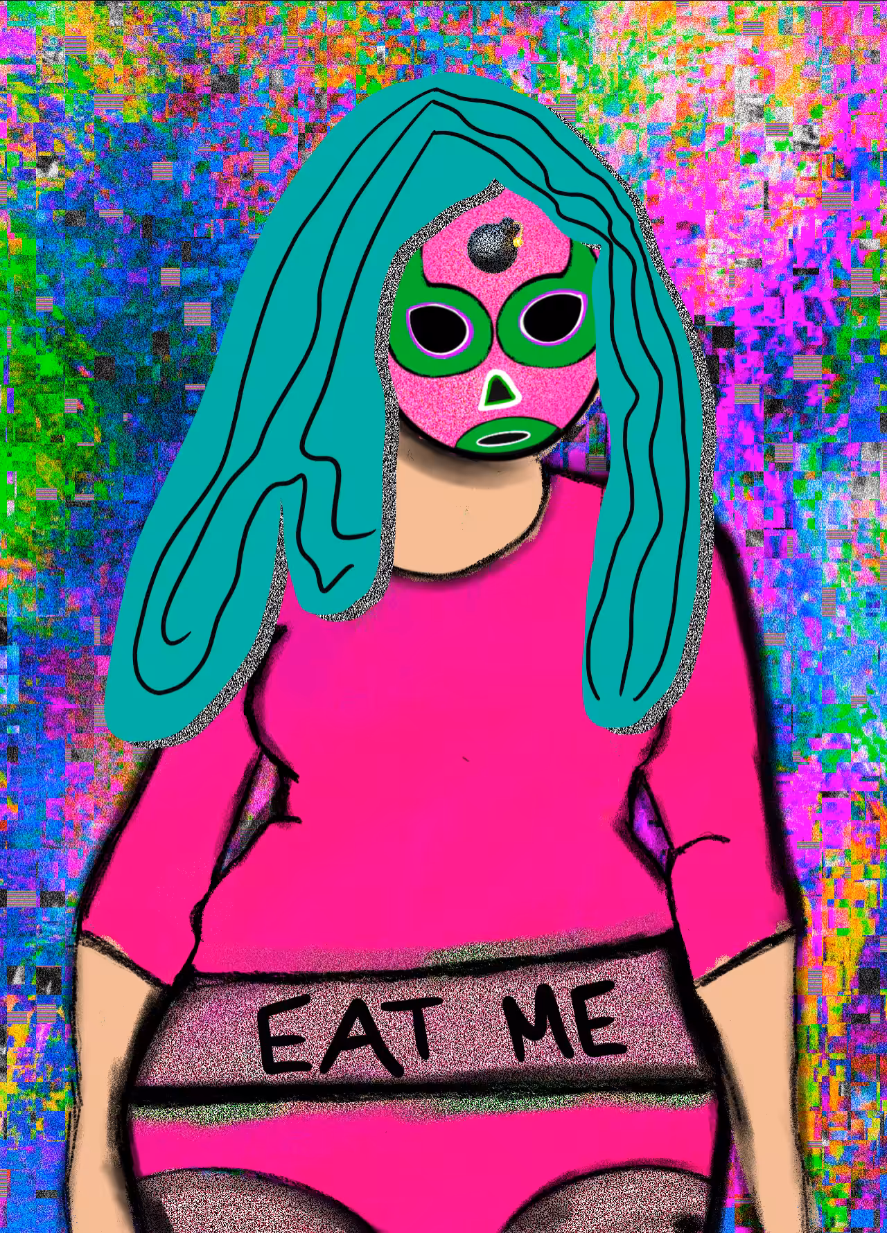 NFT luchadora #9
