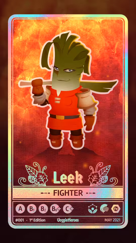  #001 - Leek / Fighter [FOIL]