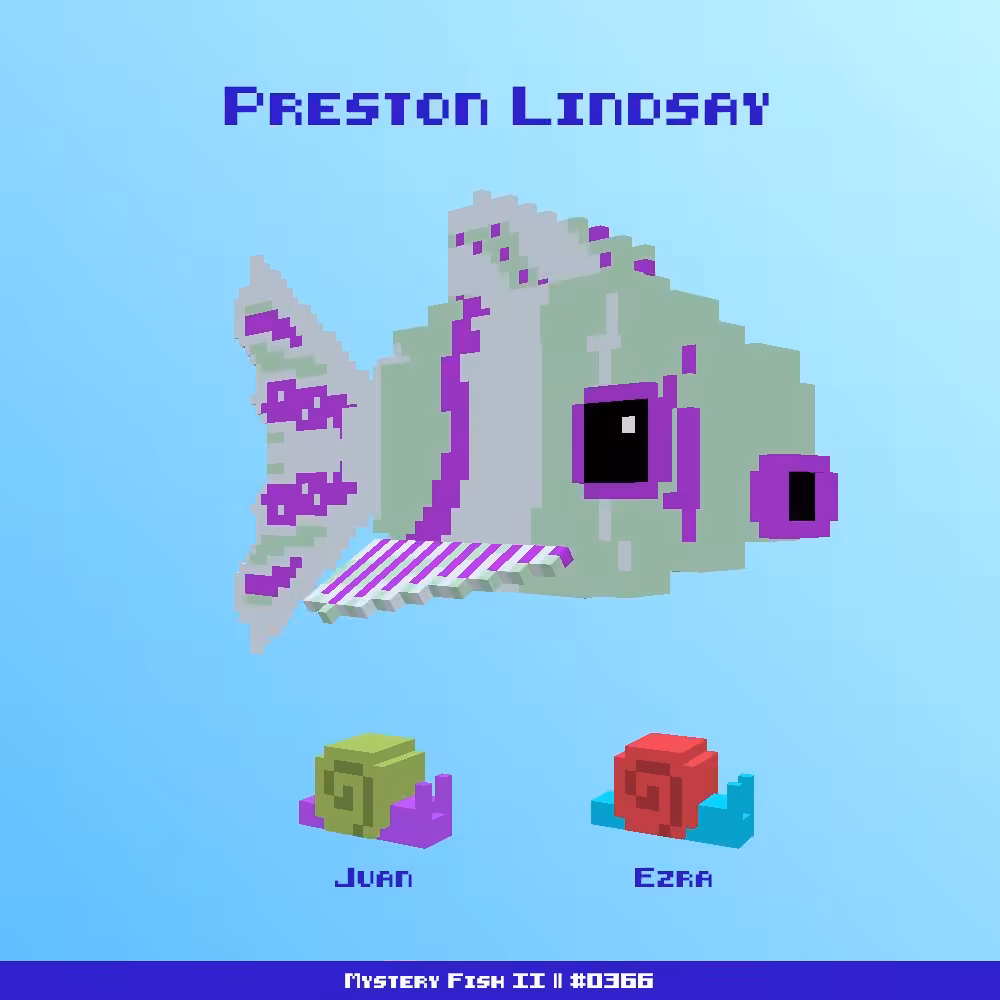 Preston Lindsay :: Mystery Fish 0366/1000