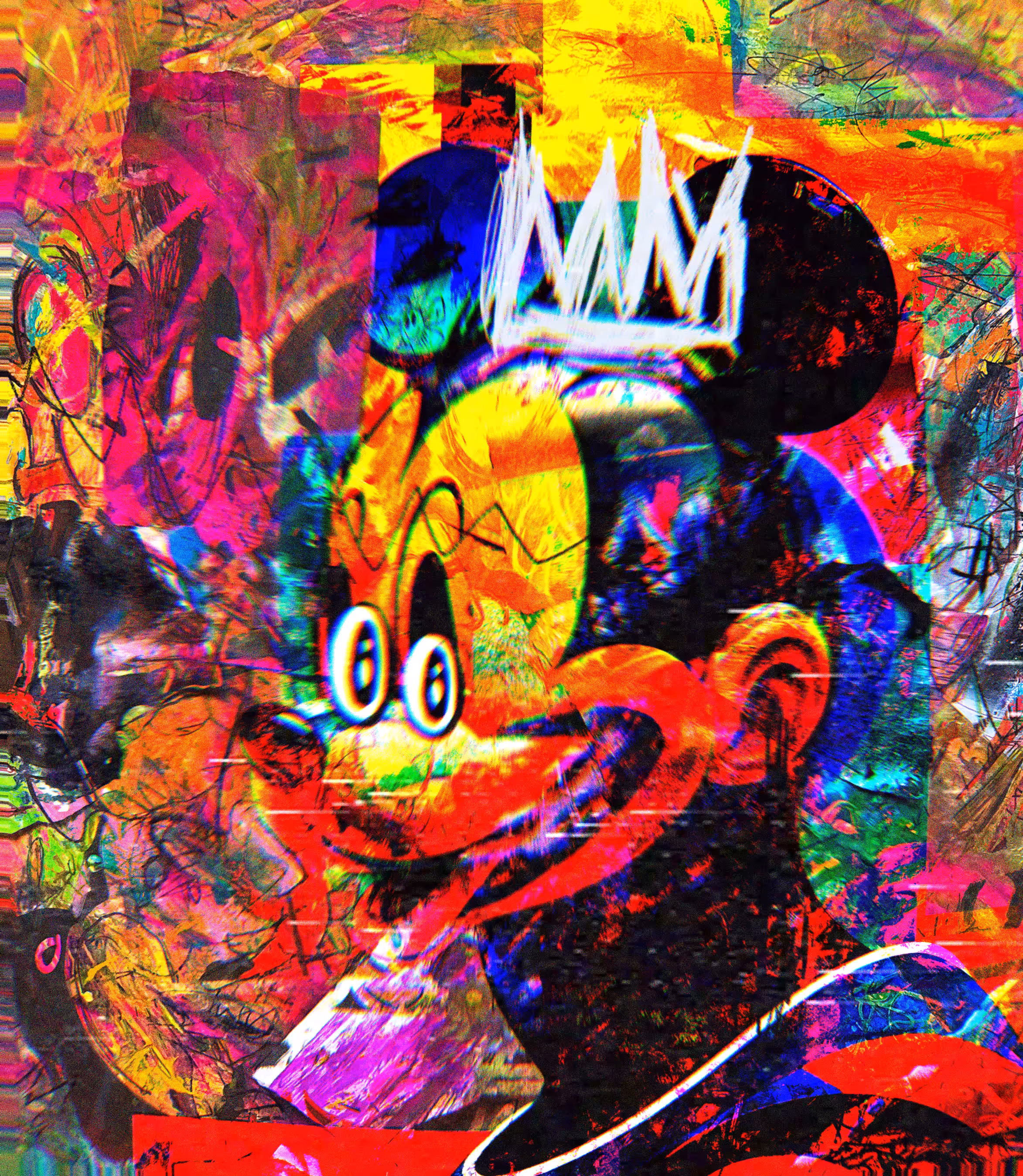 ''Micky Dog King Thirsty'' 1/1 (Ai™+Yusaymon™)'' ☻♥