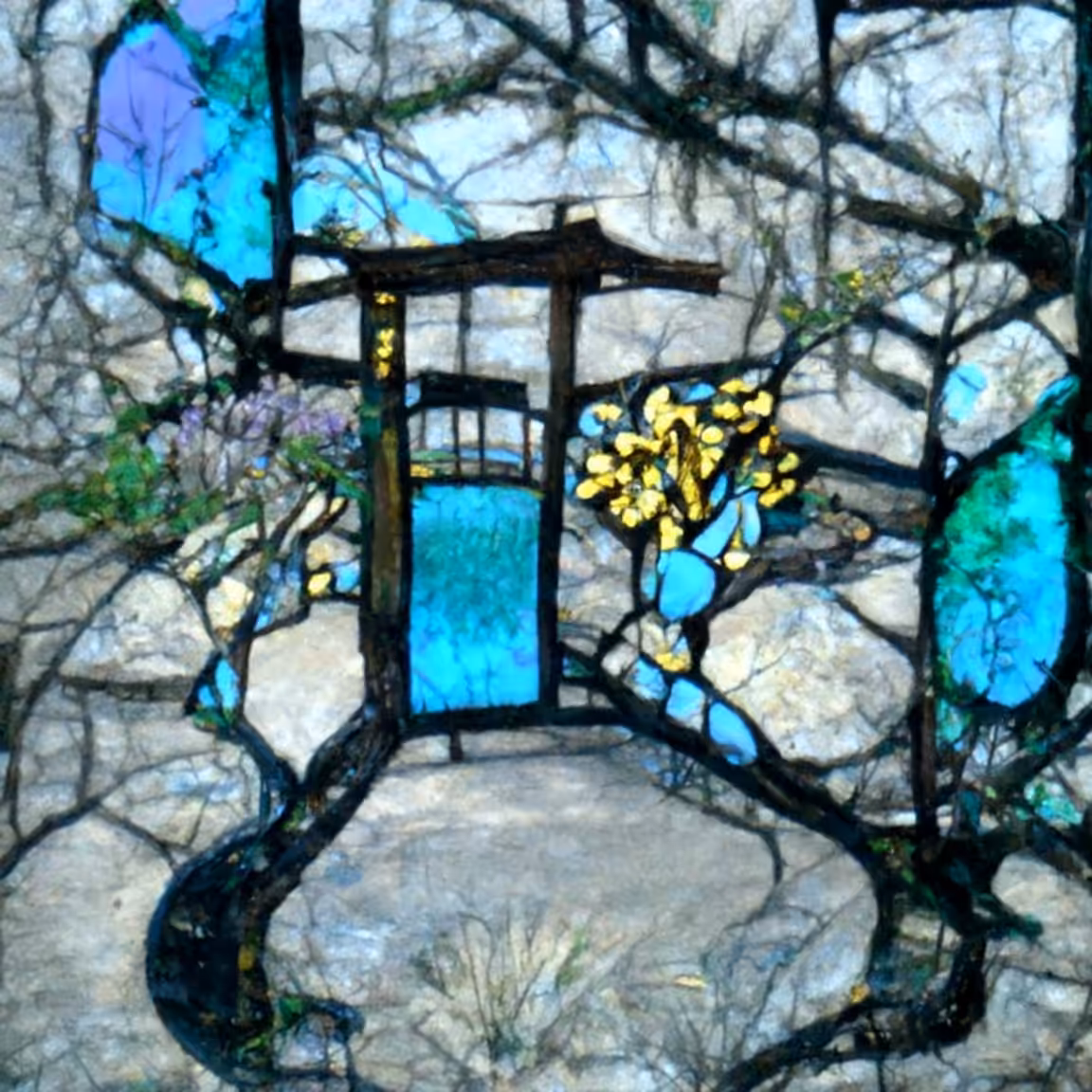 AI Garden 2, Door to Inner-Exterior