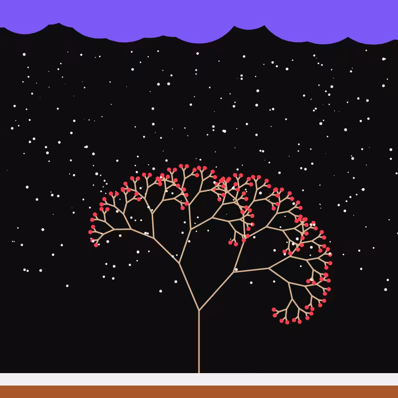 Winter in the fractal #12