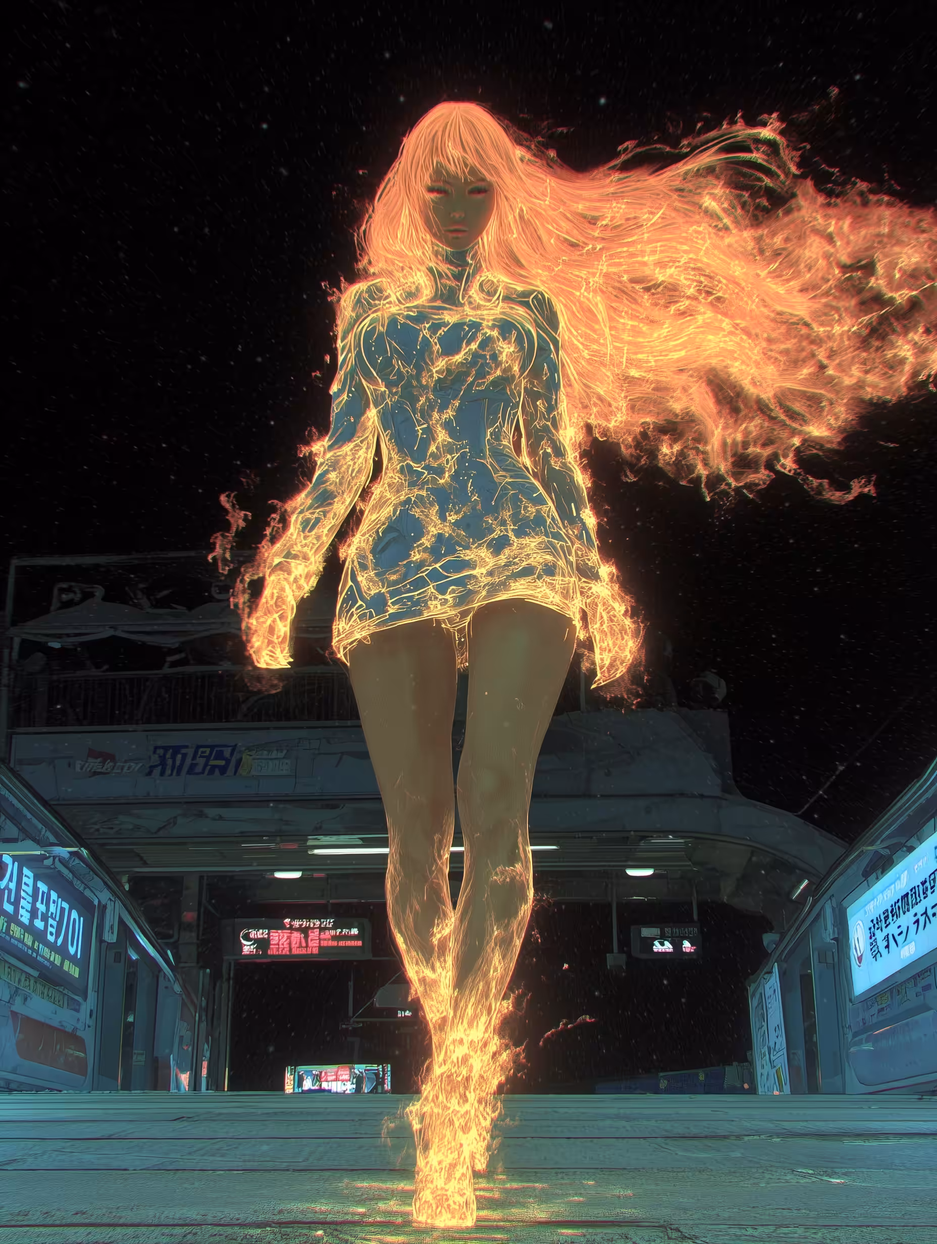 Fire beauty