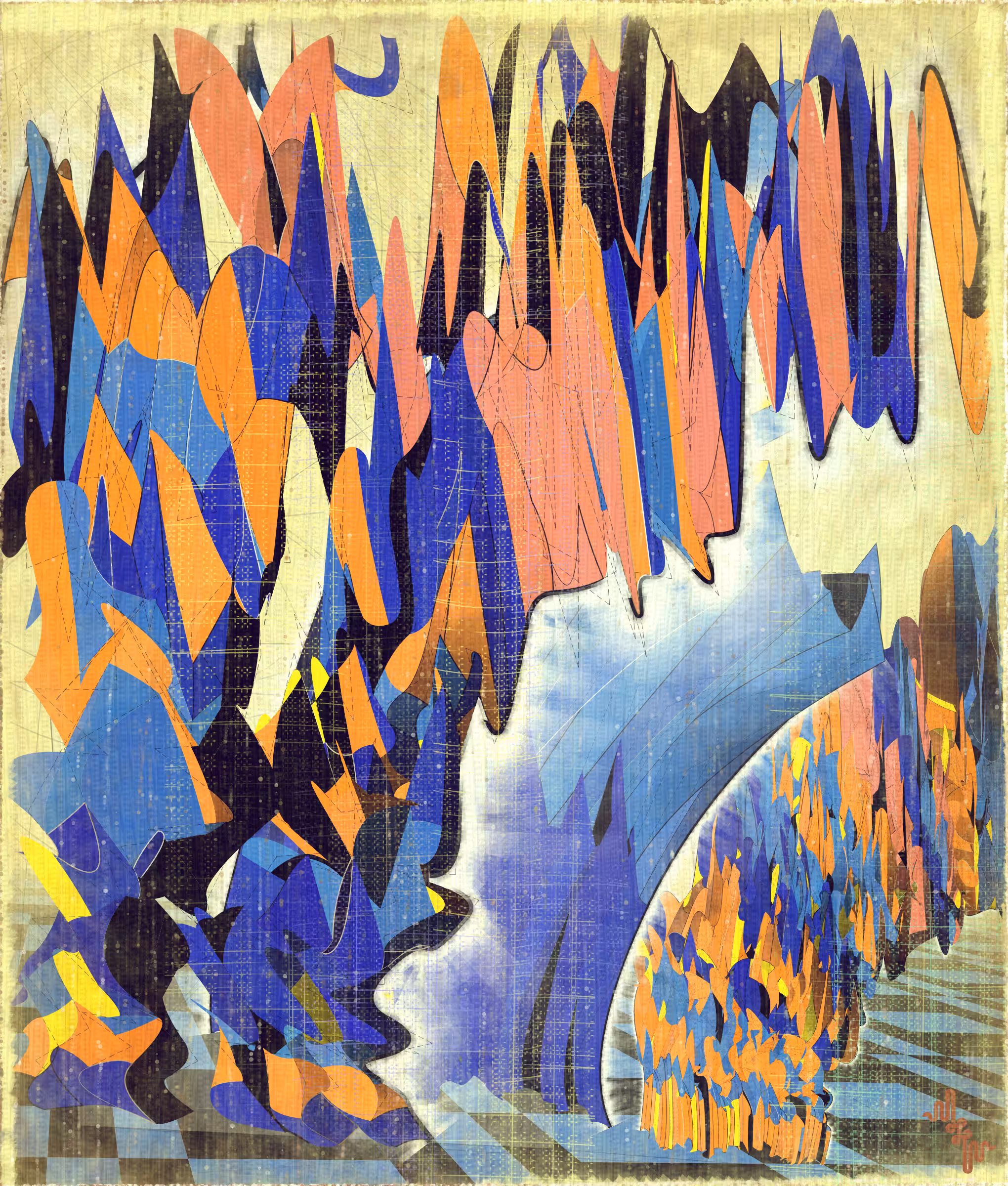 Amplitudes of Canvas #399