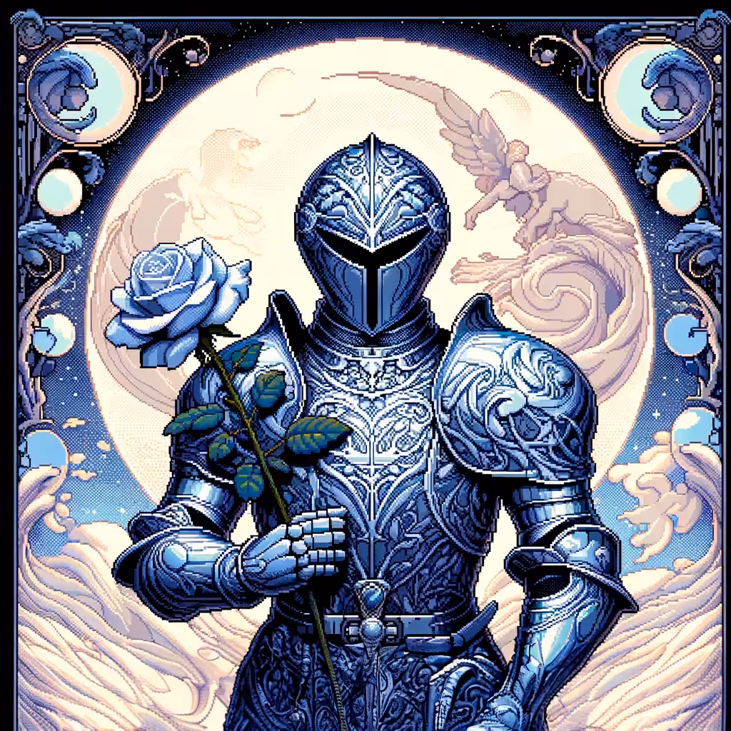 Pixel Nouveau 39 - The silver Paladin