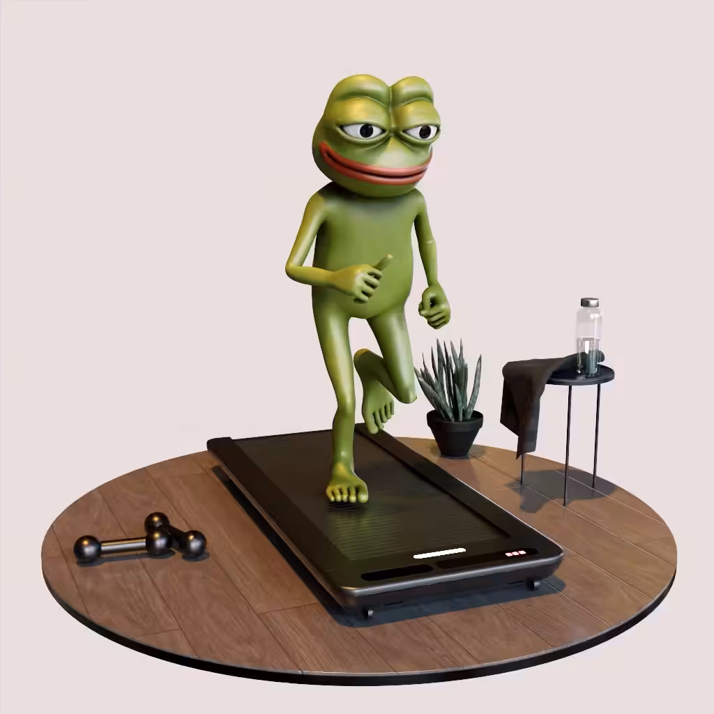 Pepe on Treadmill