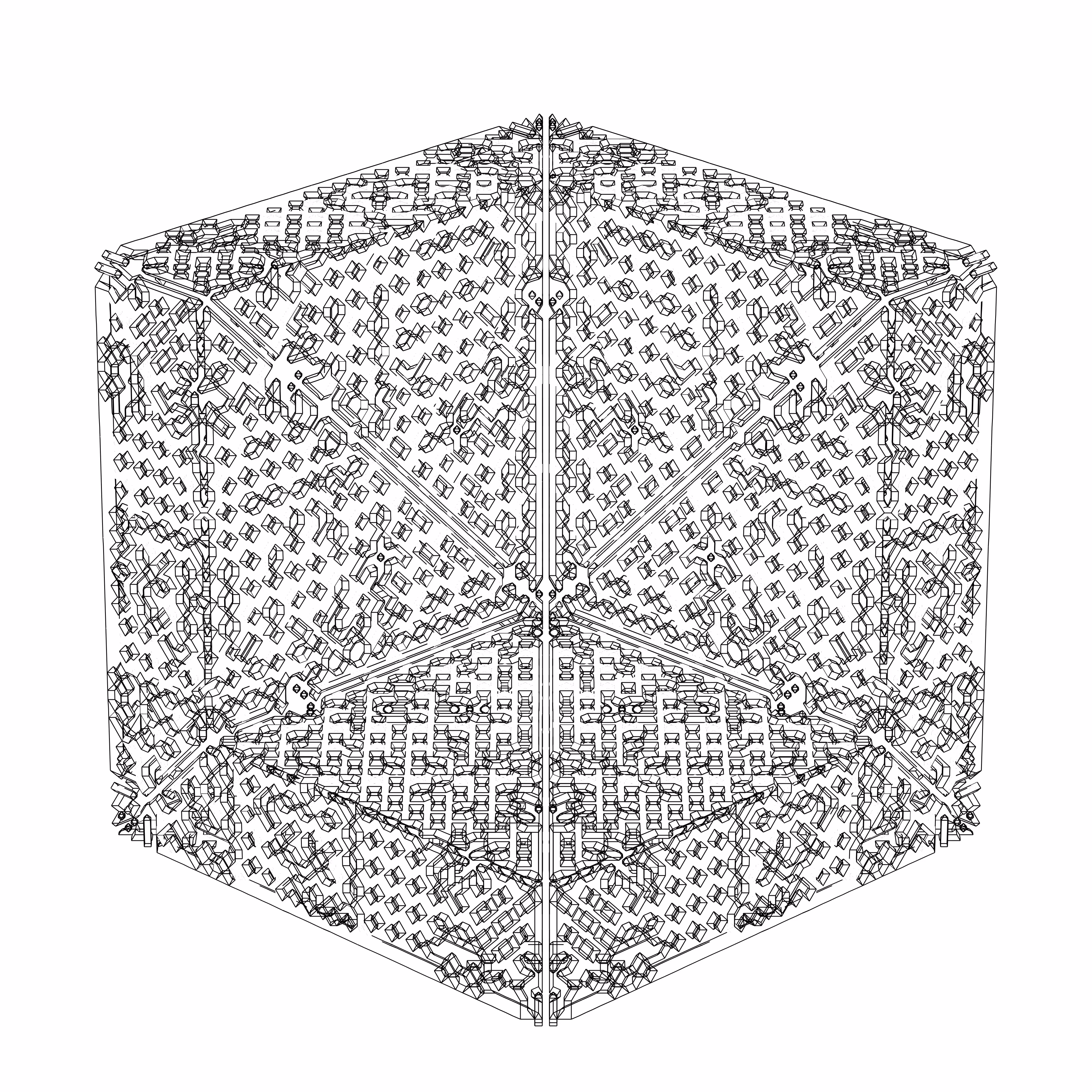 LL21 Alien Art Cube #309