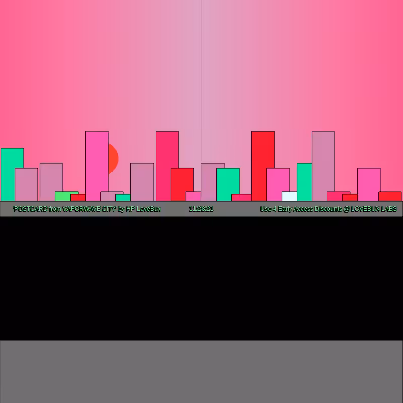 Vaporwave CITY: "Seek the Black Sun" #10