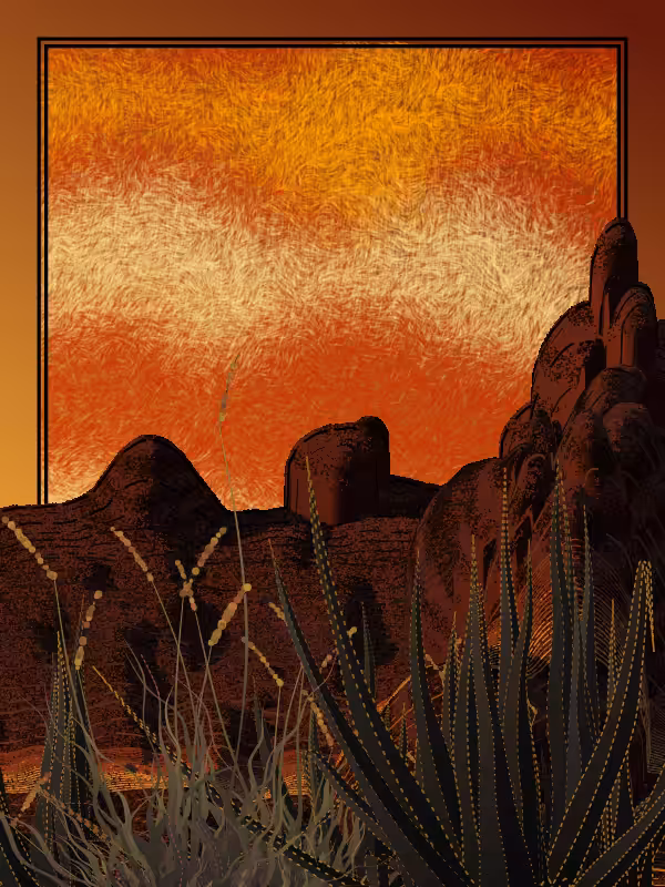 Desert Sun Rising #47