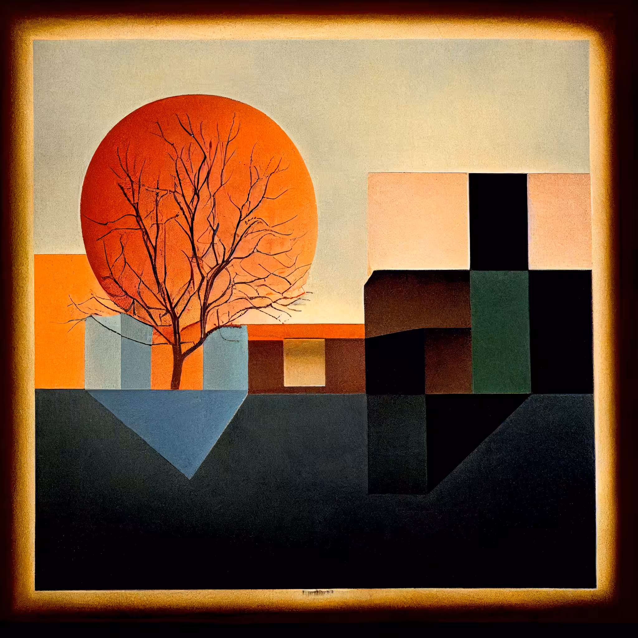 winter sunset