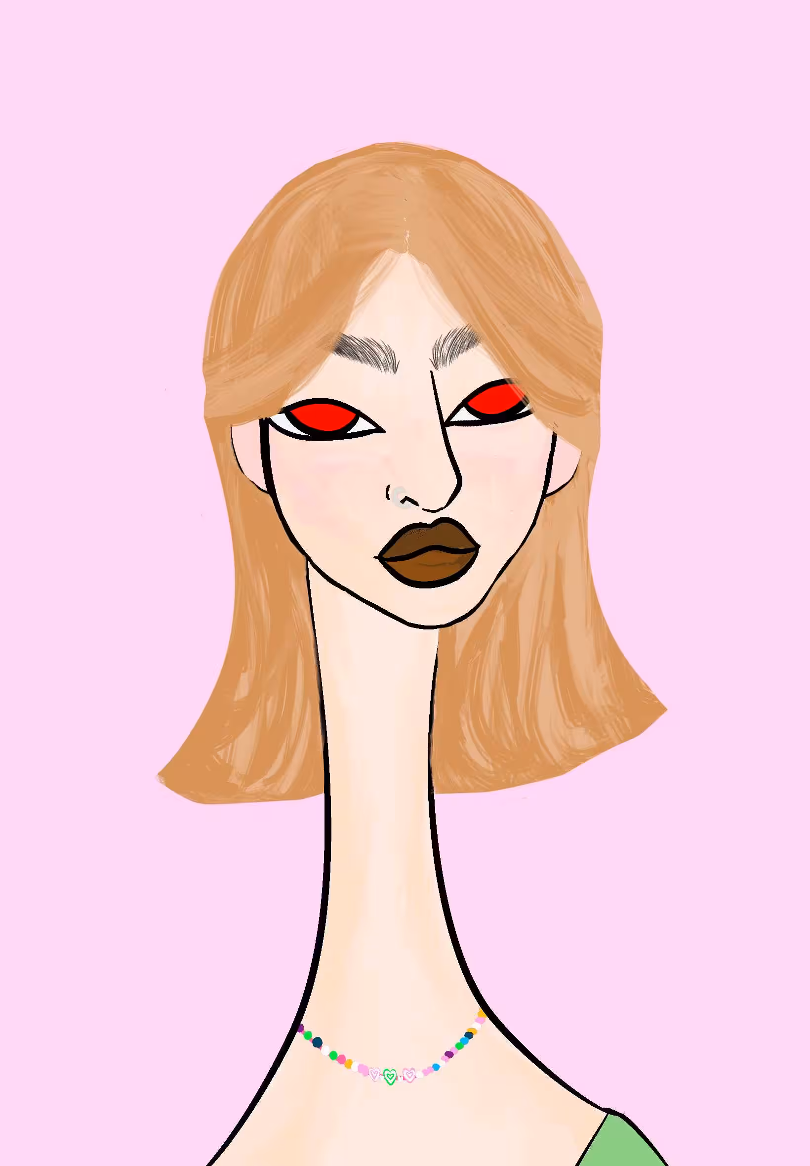 Long Neckie Ladies: Long Neckie Lady #802