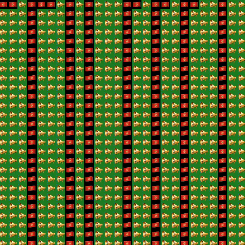 Elementary Cellular Emoji Automata #30