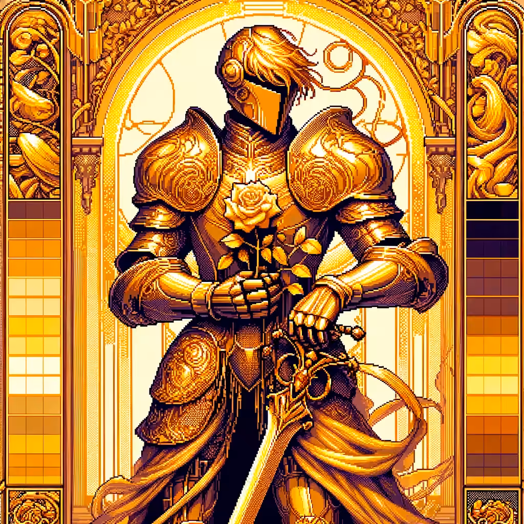 Pixel Nouveau 33 - The Golden Lancer