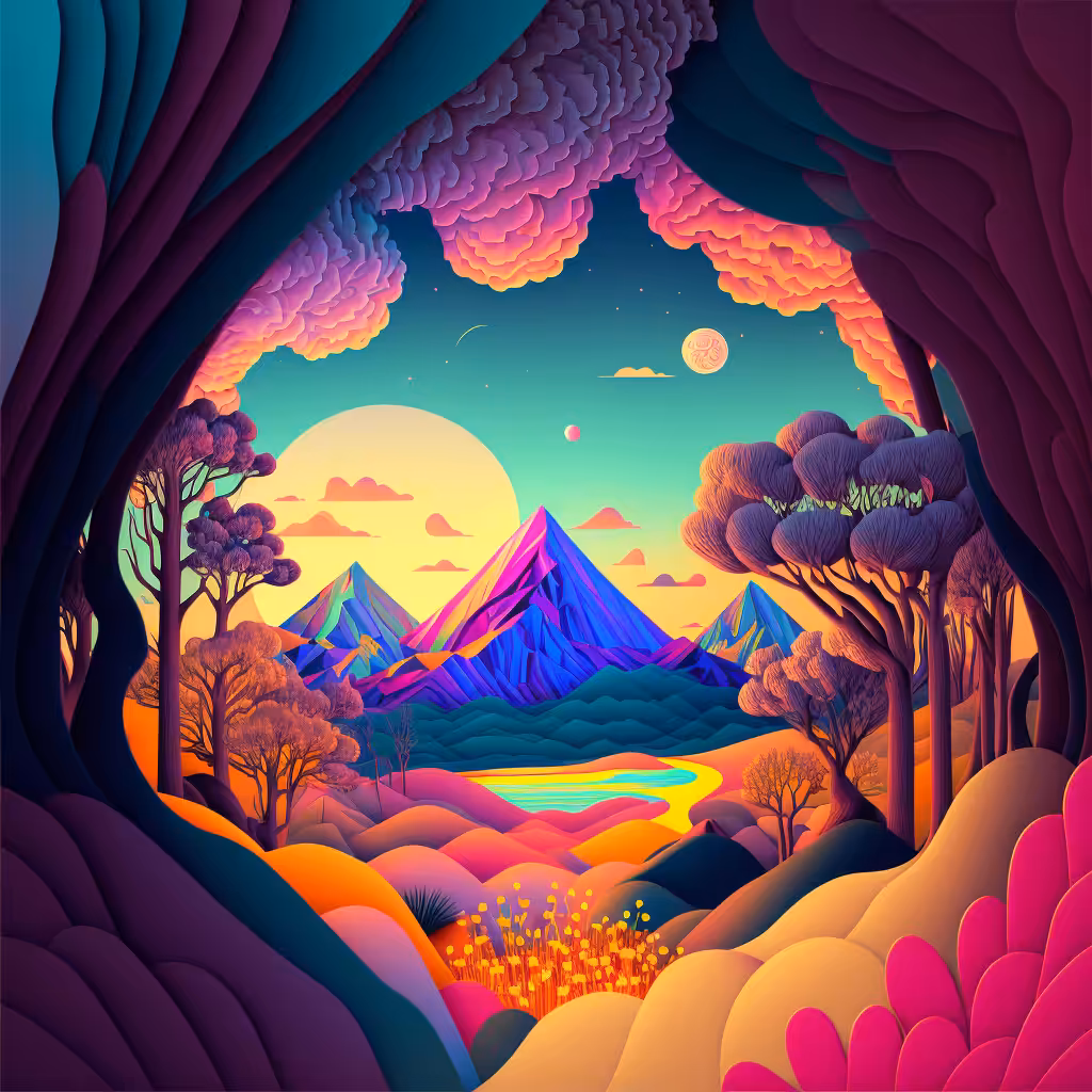 Psychedelic Landscape #79