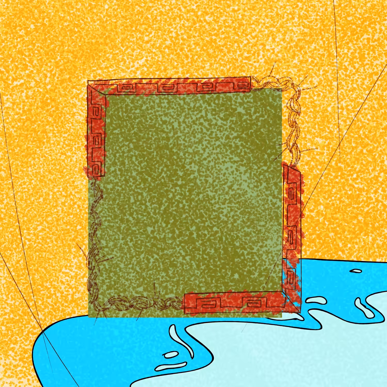 Framed by the Sea
