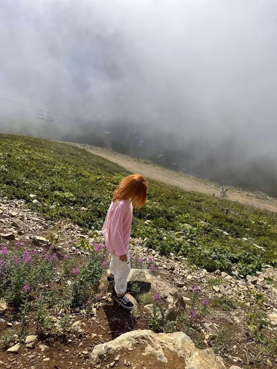 Walking in the clouds