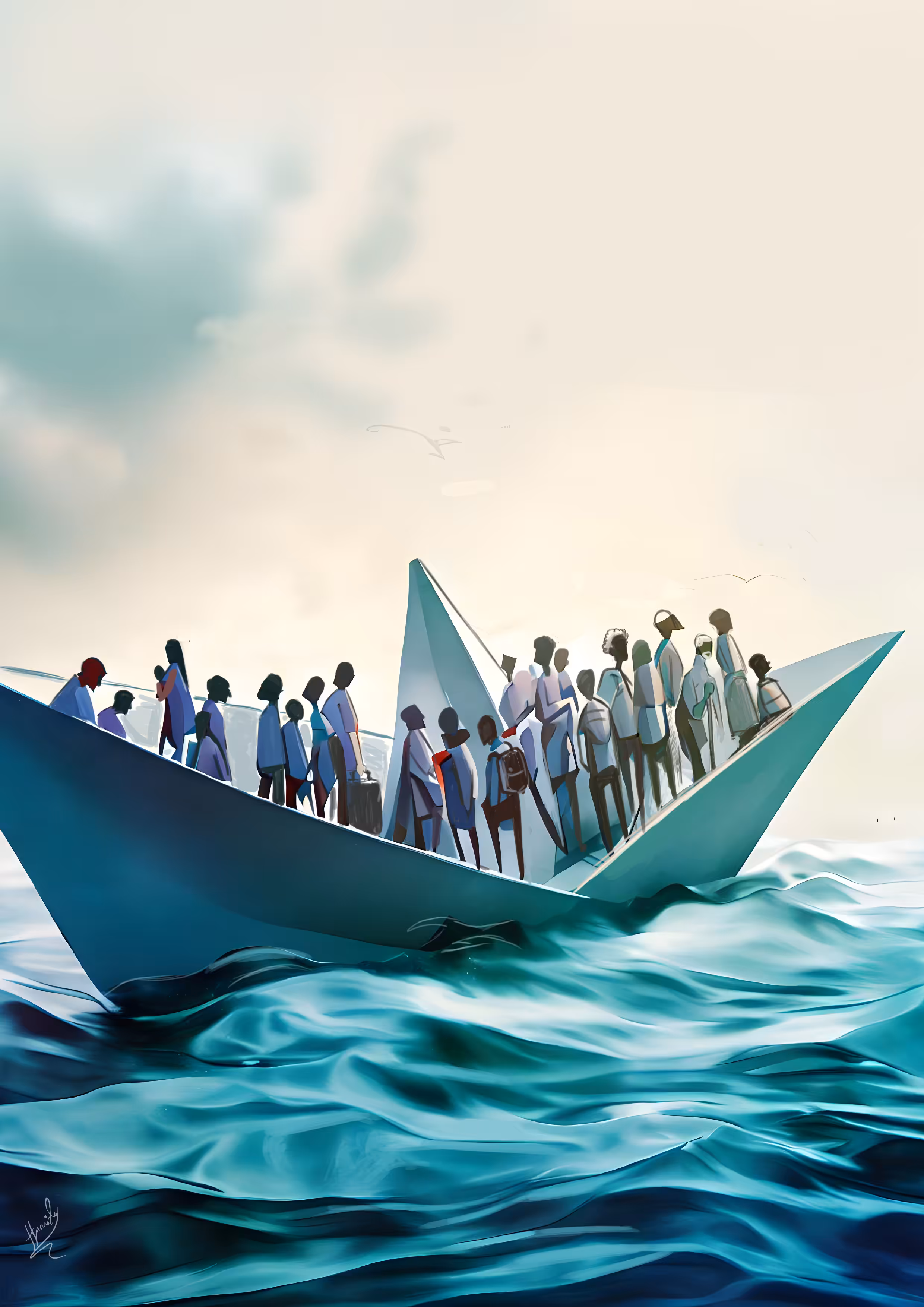 The world of my cartoons: Migration risk5