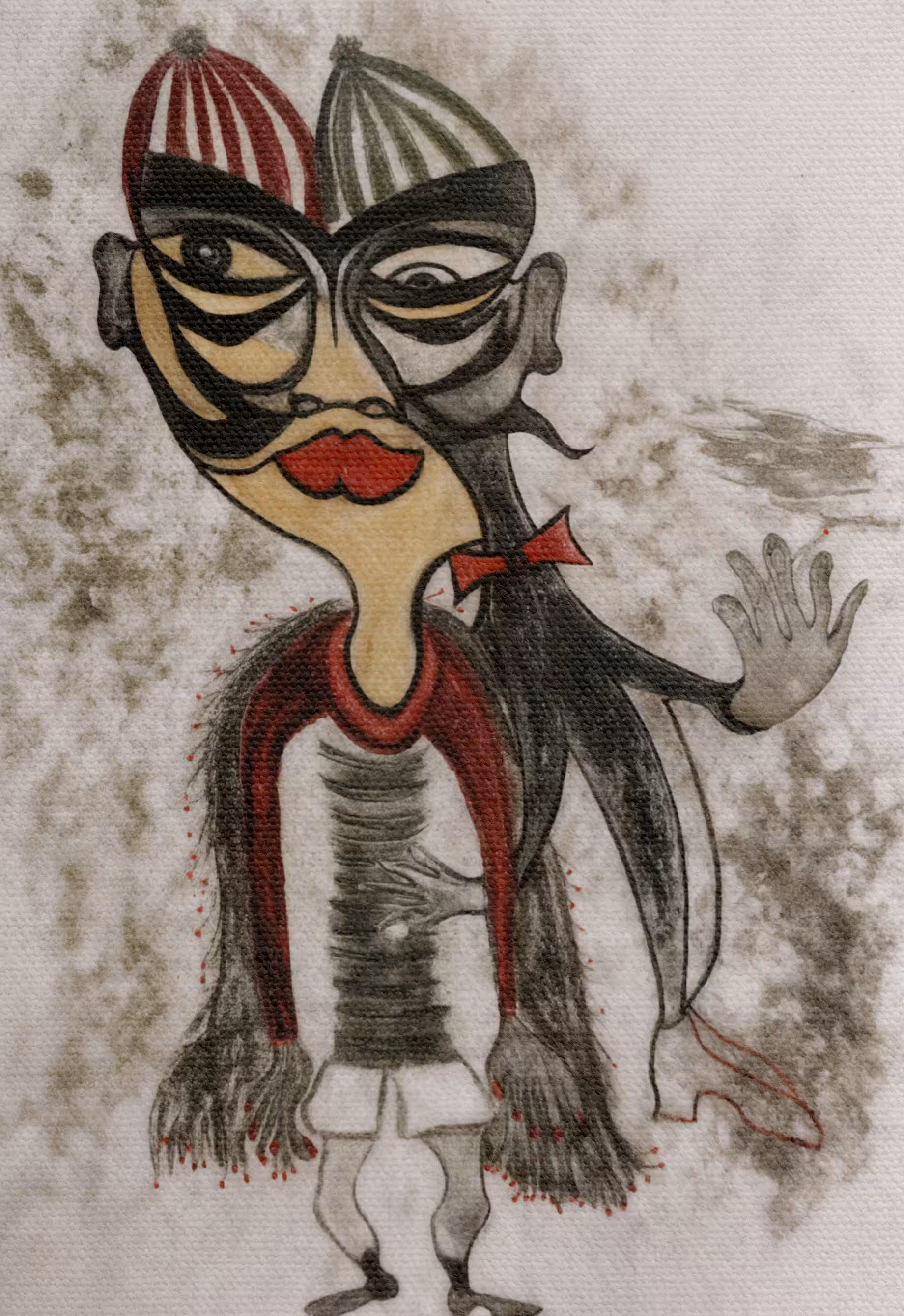 Hand-draw art works: Harlequin – The Truth Behind the Masks