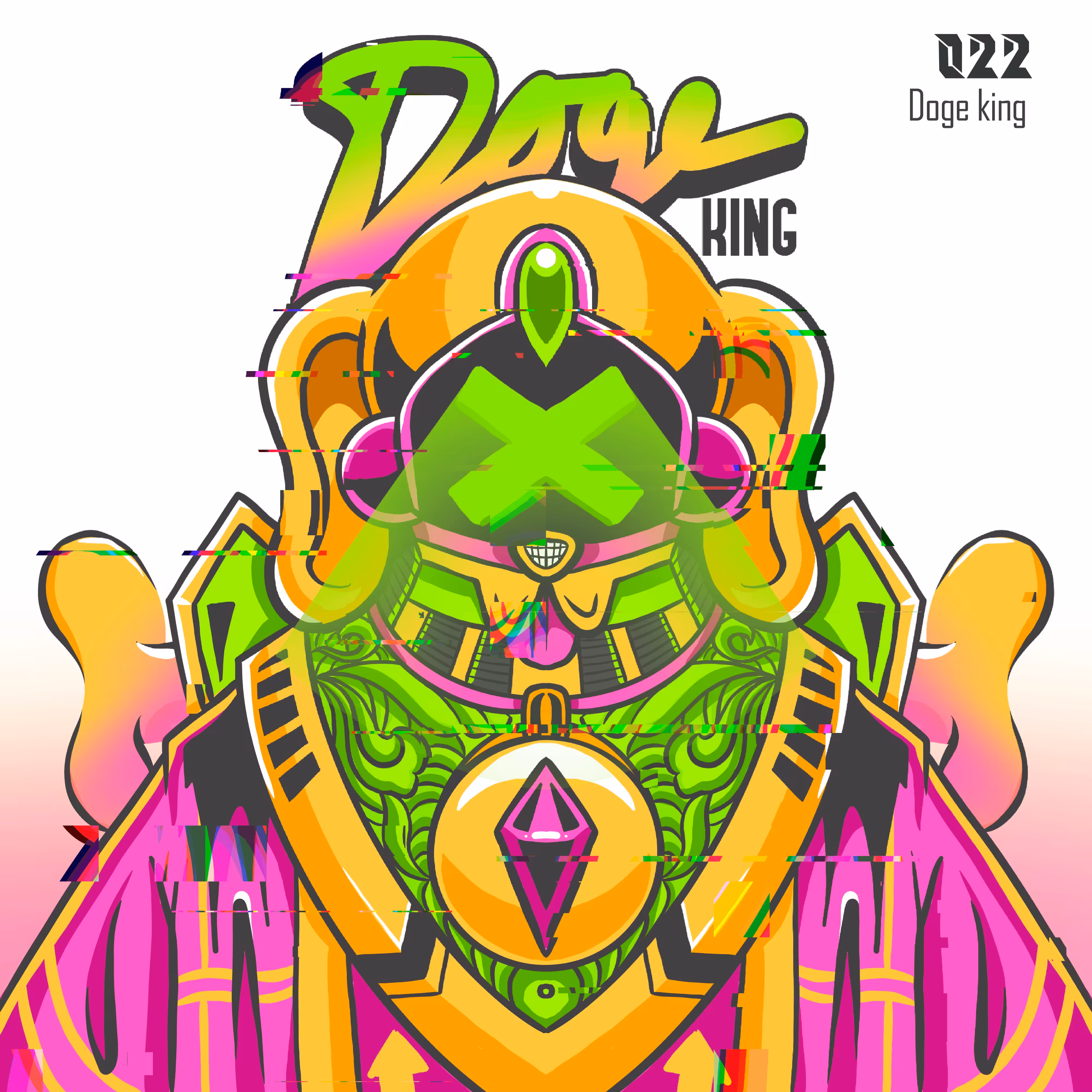 Cyberpunk Style 022 Doge King