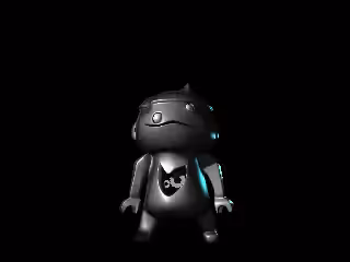 small dented robot