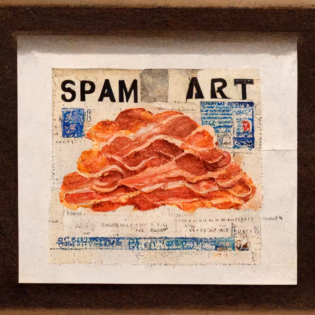 SPAM ART Postcard