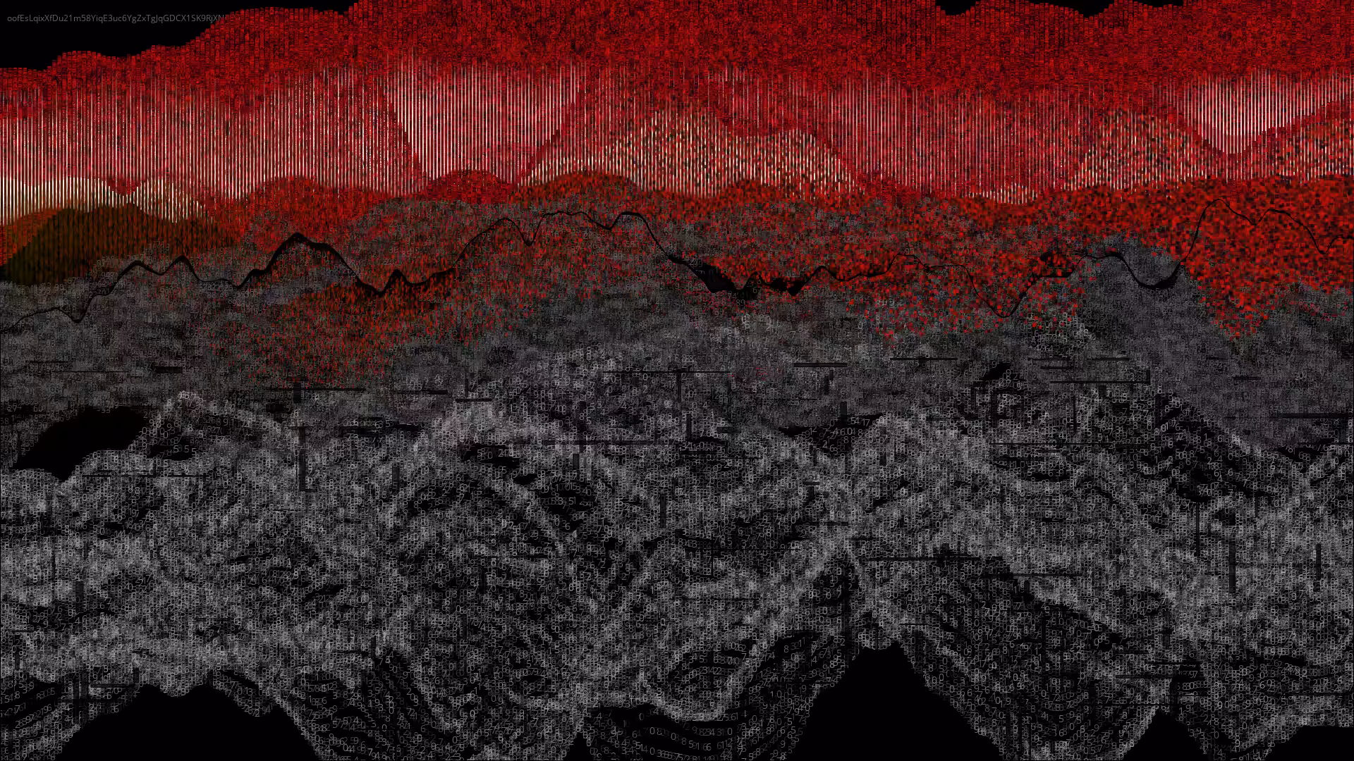 Pixel rain in a data landsacape #106