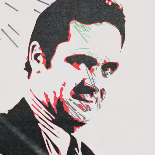 THE GENERATIVE PORTRAIT COLLECTION OF ROBERT MALLARY: Generative Portrait of Robert Mallary #1447