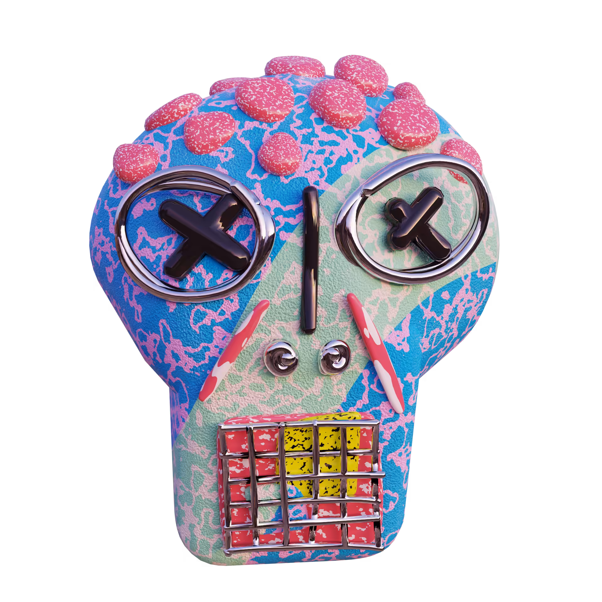 old fashioned skull