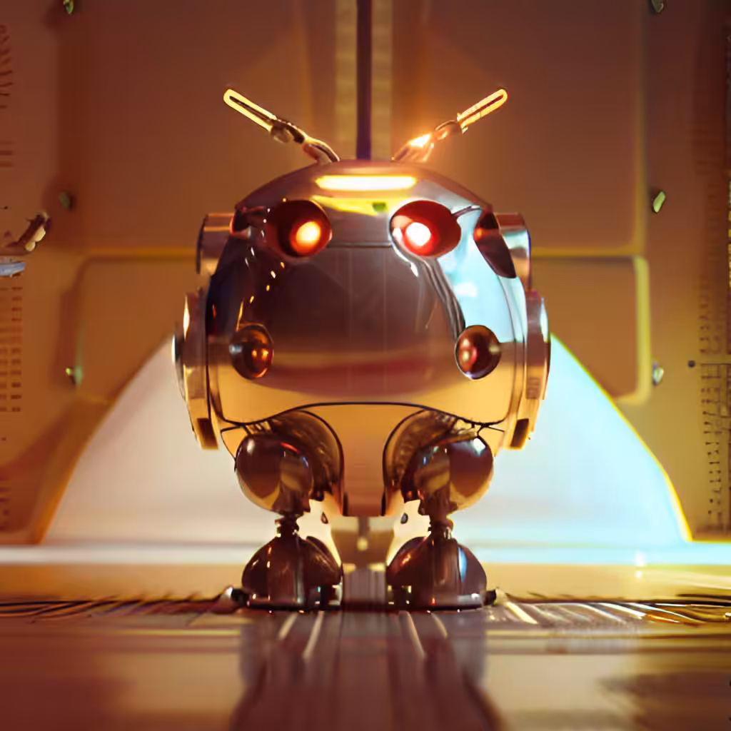 Golden Robotic Apples #72