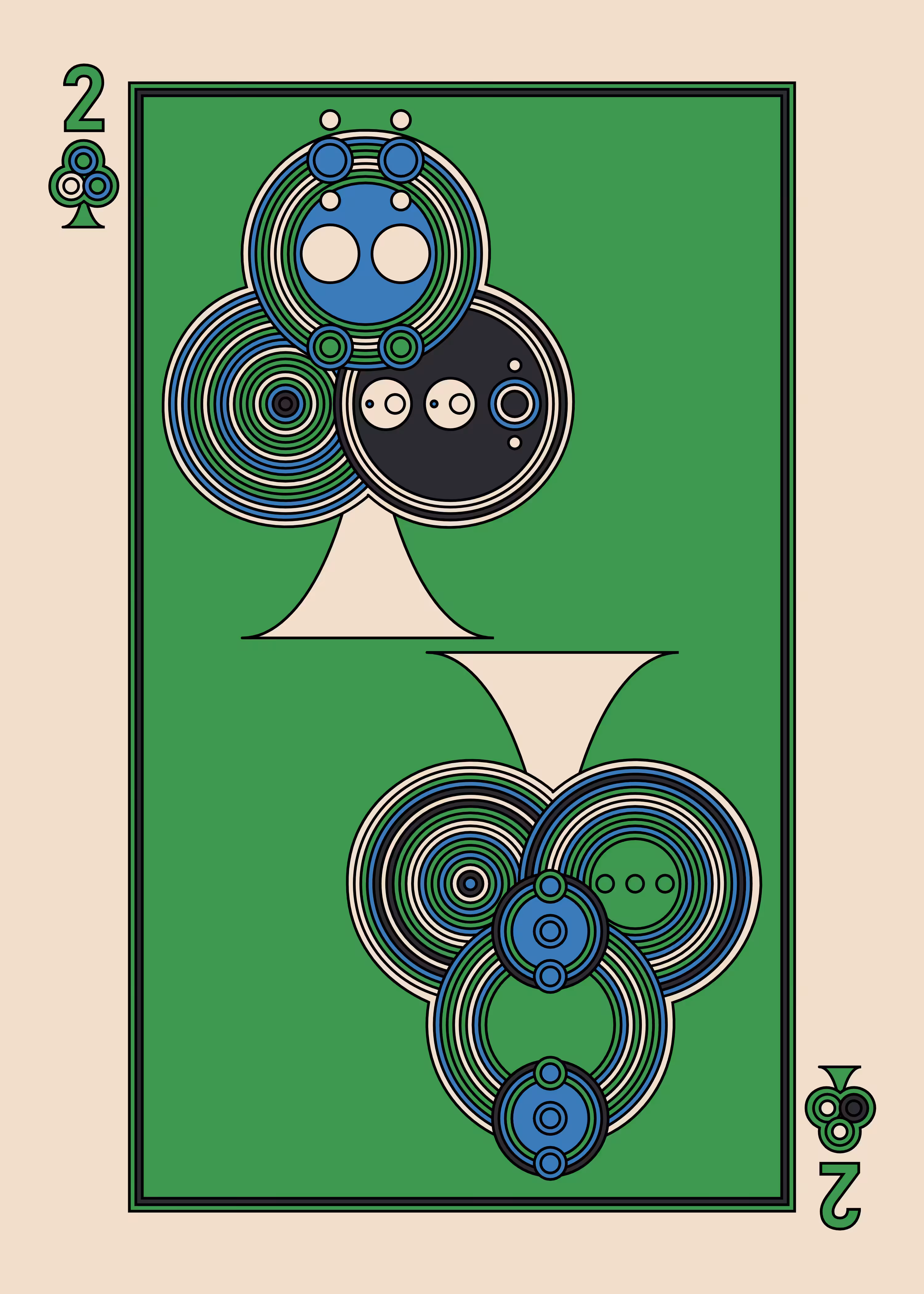 Two of Clubs Dark