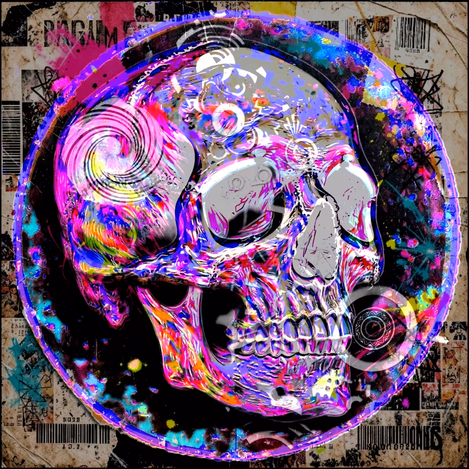 Caffeinated Skull 128
