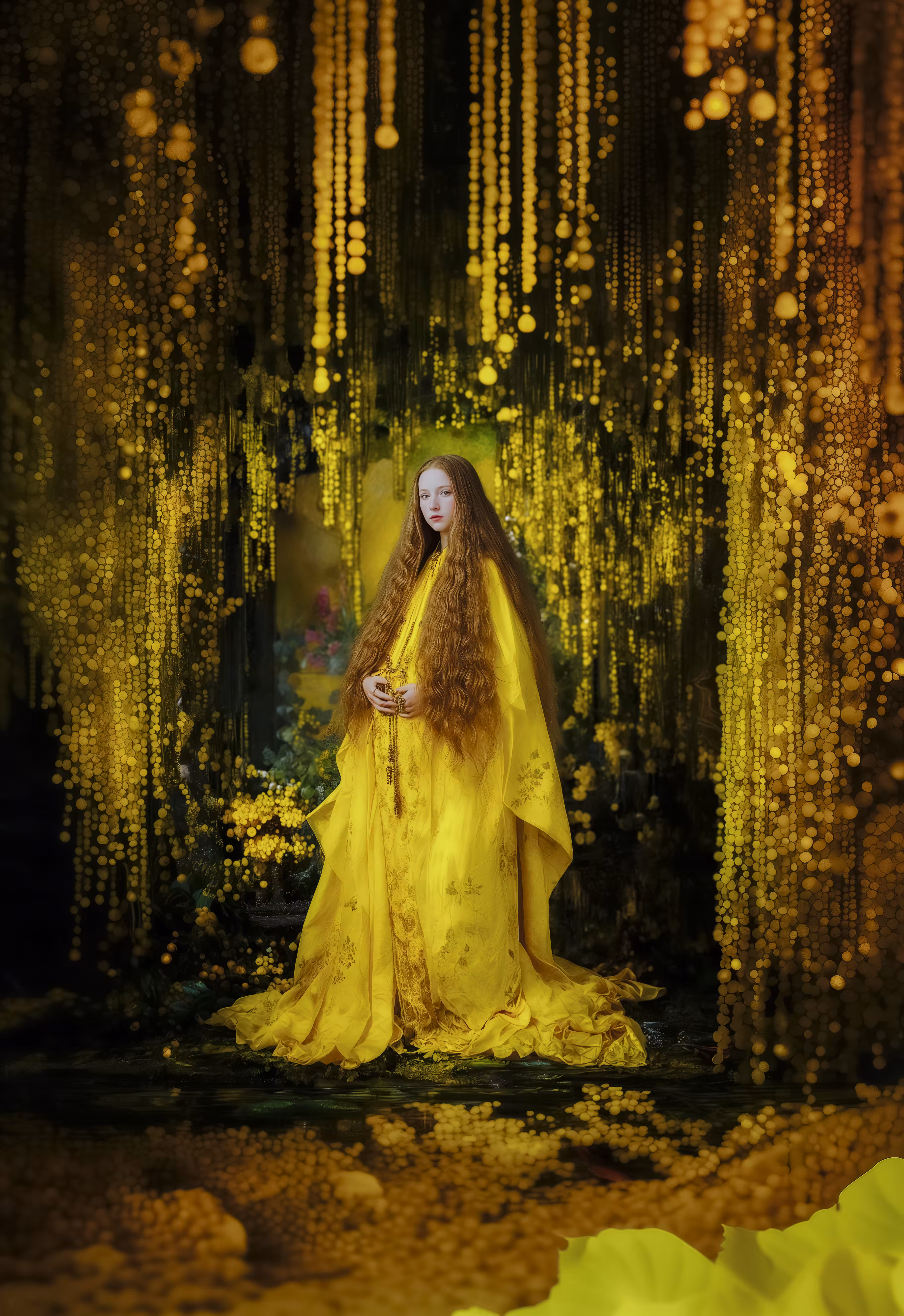 A Garden Touched by Mimosa