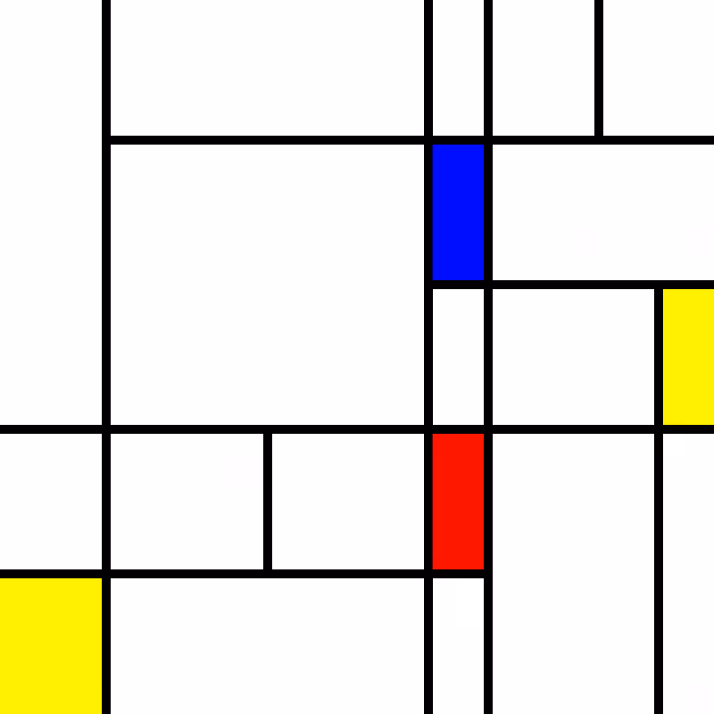 compositioninredblueandyellow.art, (NFT) #120