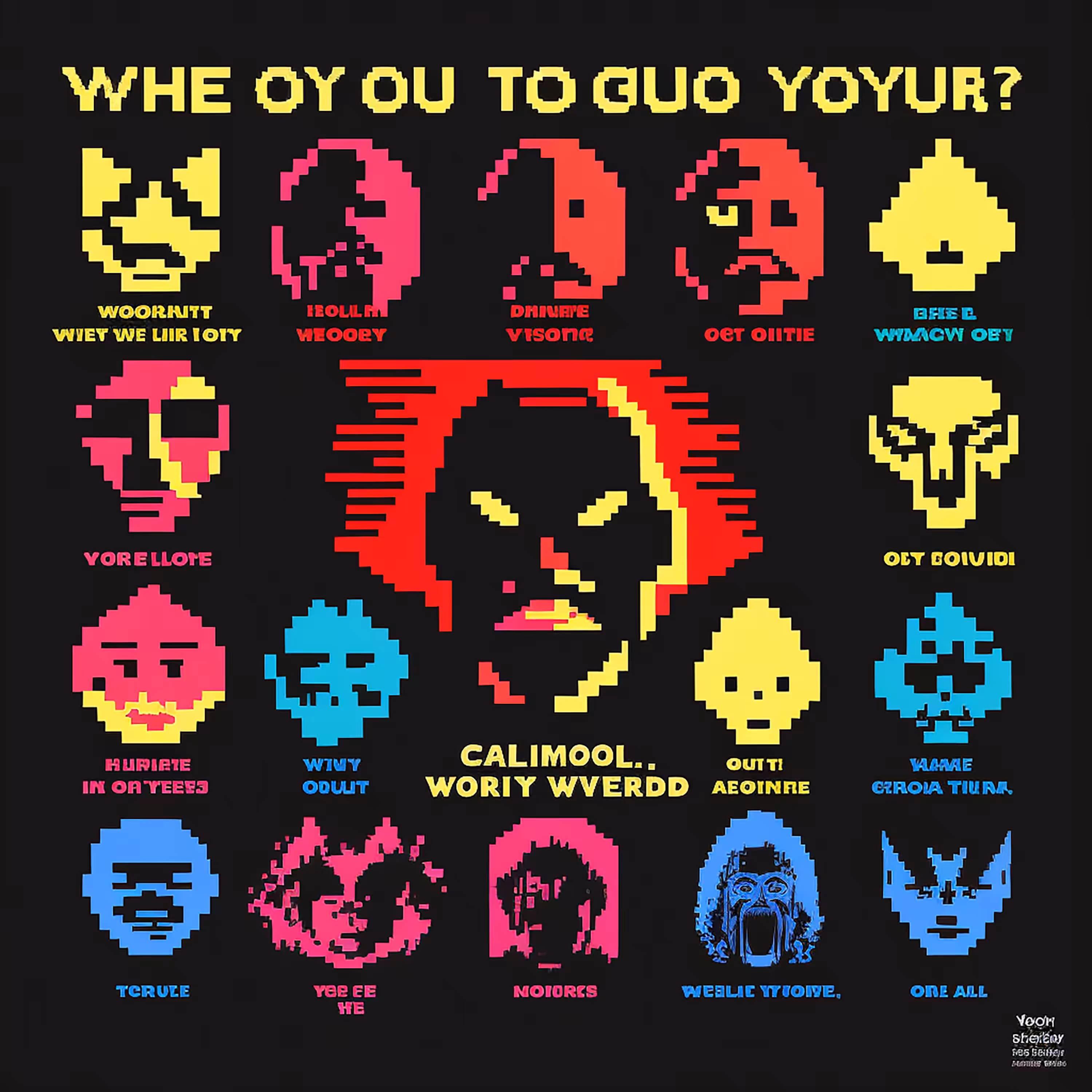 Pixel Game Posters #111