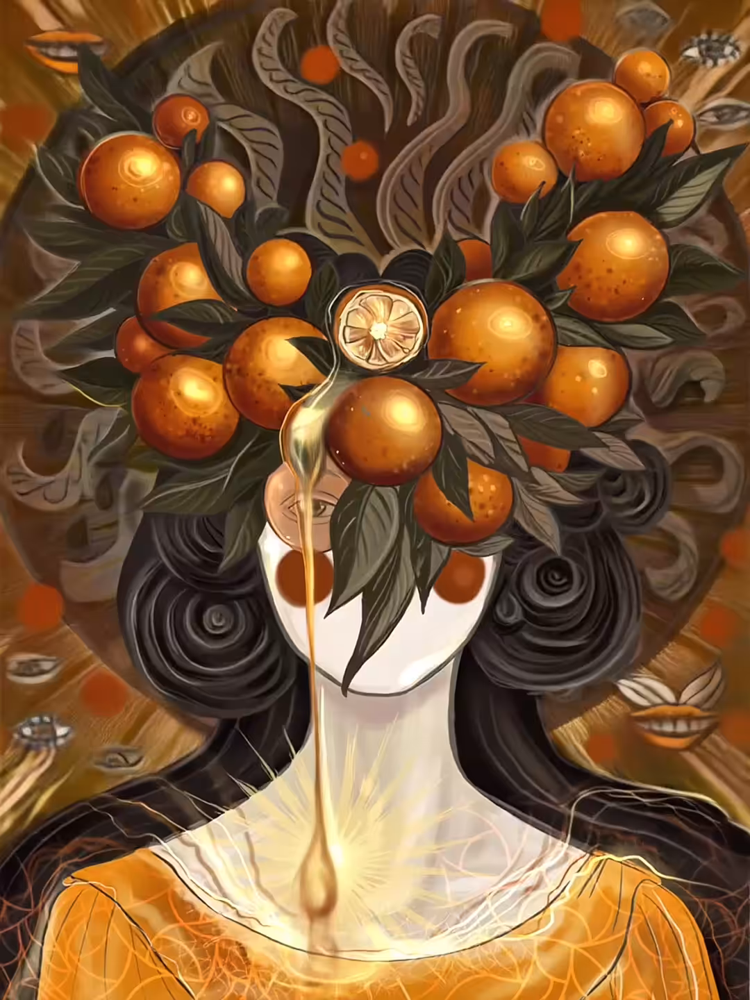 Goddess of oranges