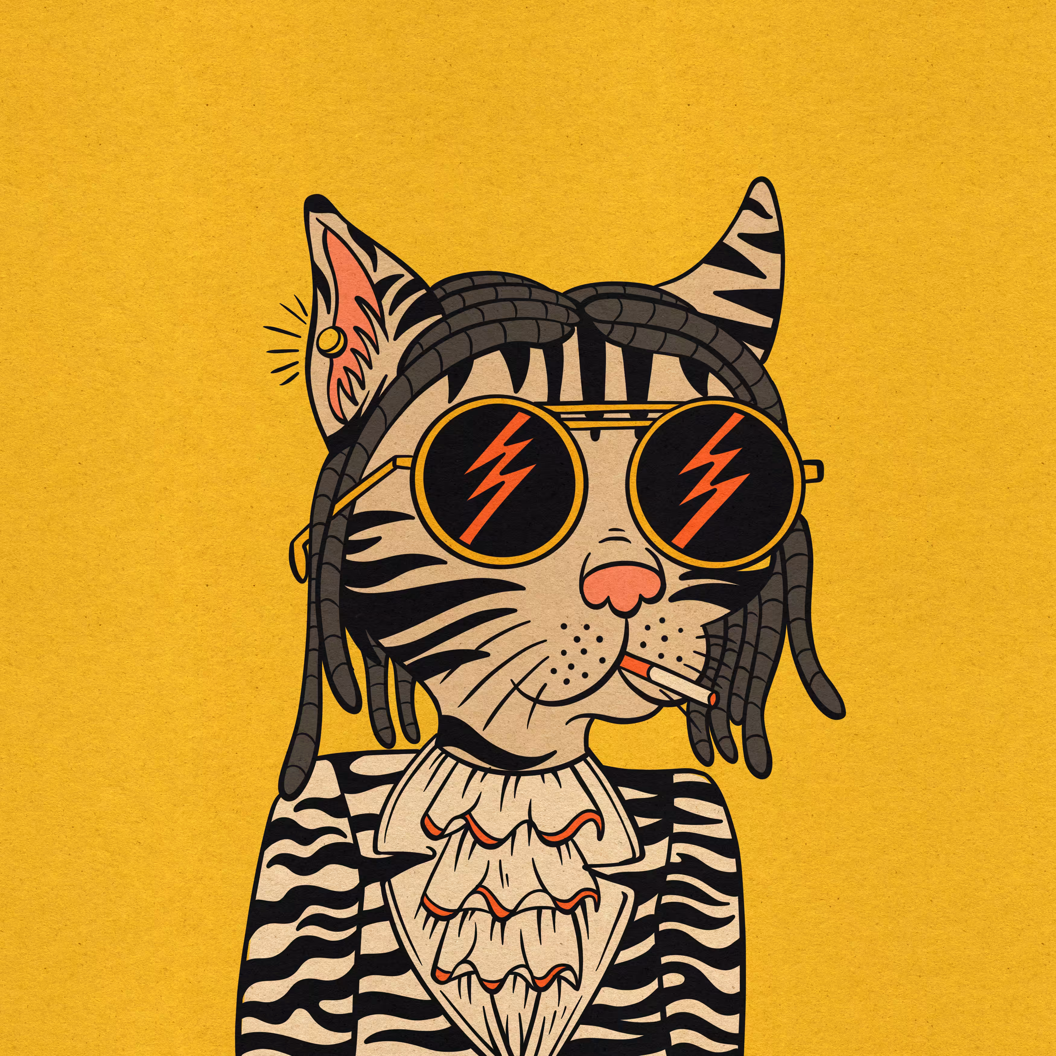 Zebra Cat