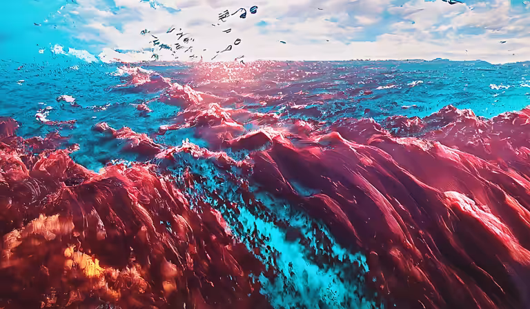 Burgundy sea 