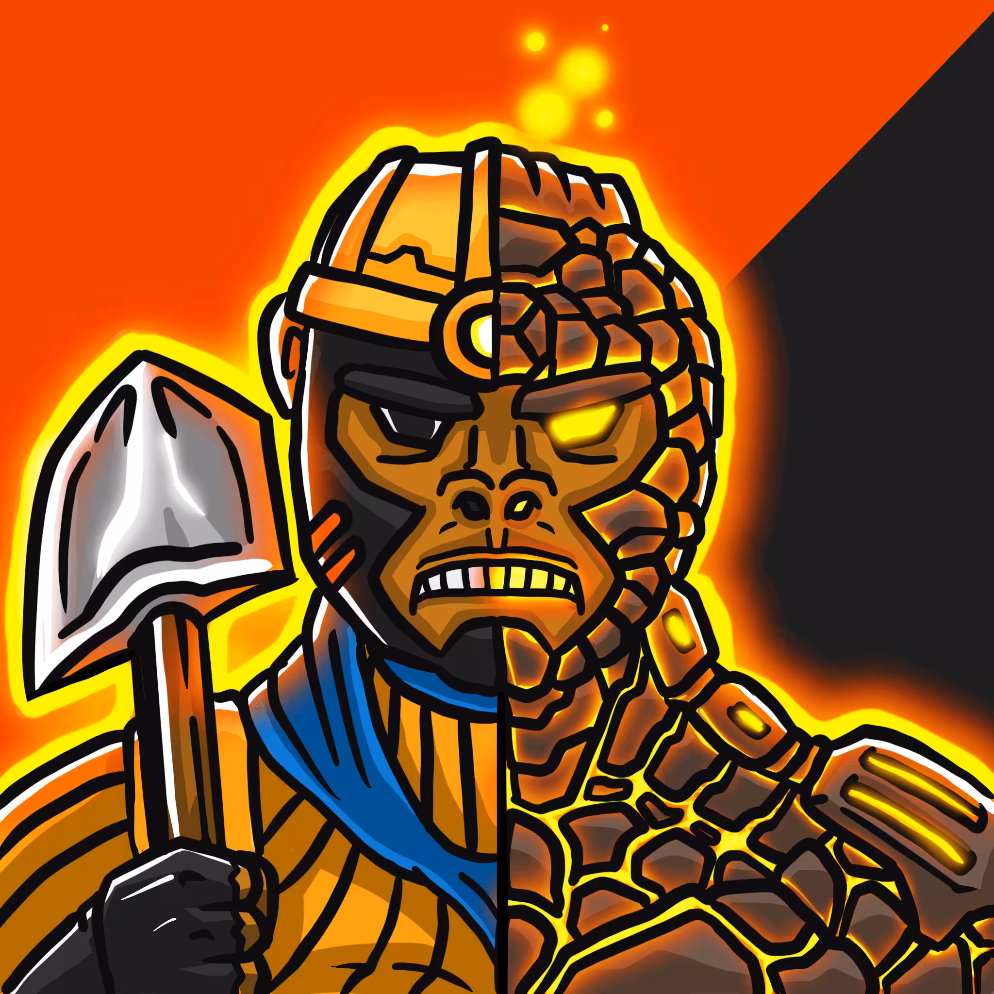 Mirror Zoo: Gorilla / Meltman (legendary)