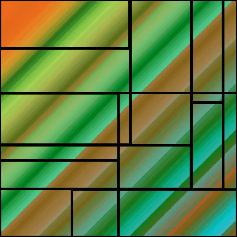 Stacked Mondrian #1