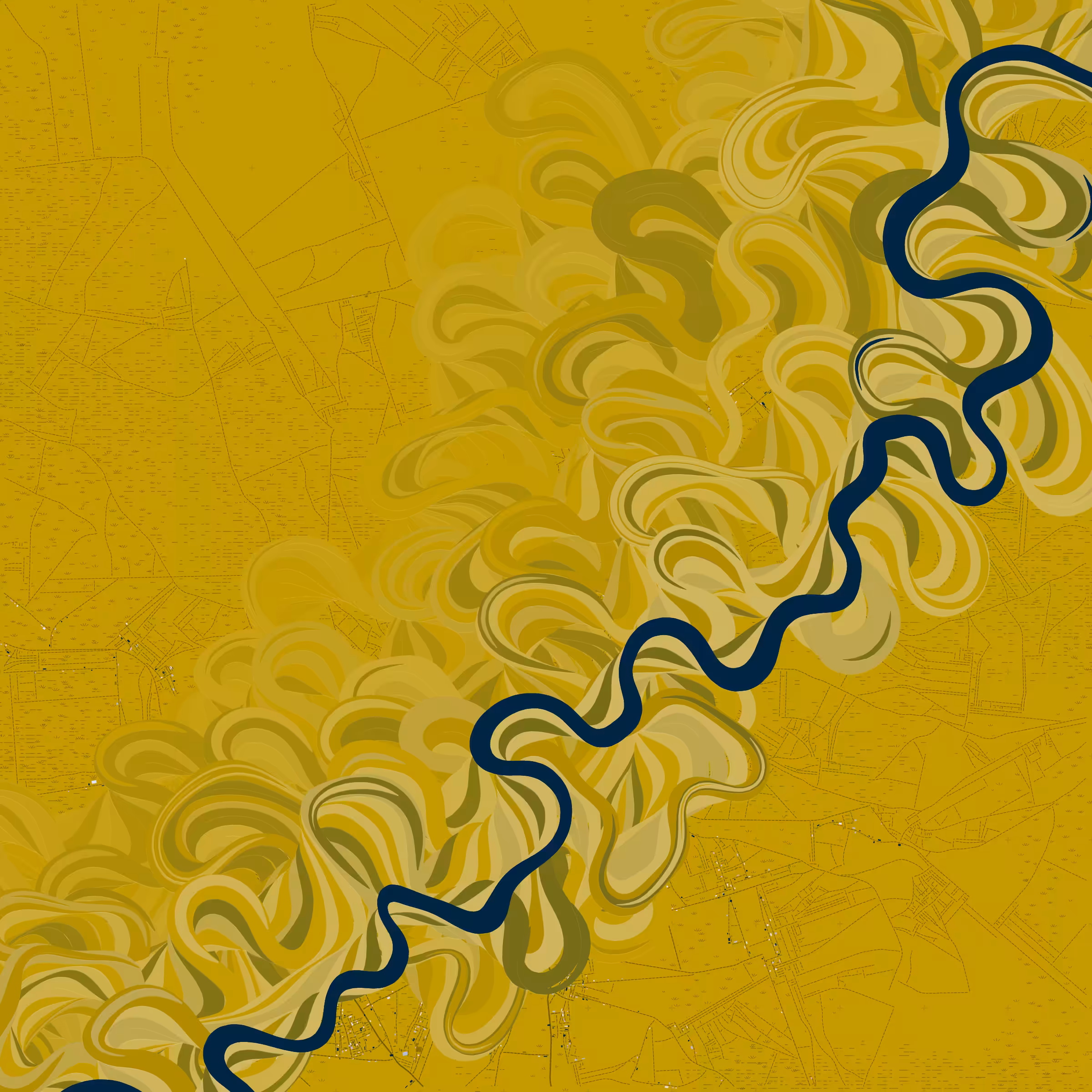 Ancient Courses of Fictional Rivers #36